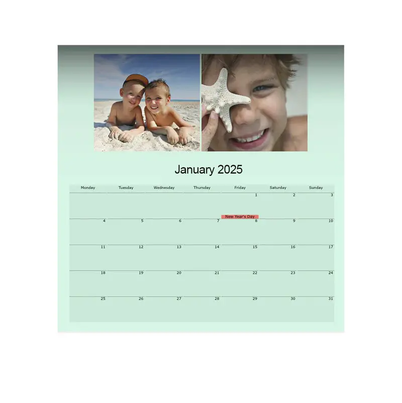 12×12 Inch (30×30 Cm) In-Store Express Photo Calendar 1