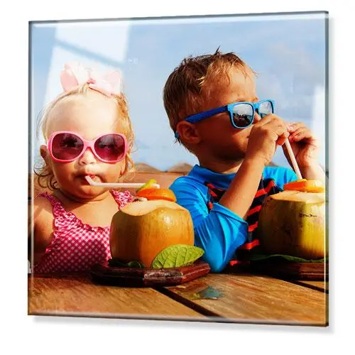16×16" (40×40 Cm) Premium Glass Photo Print 1