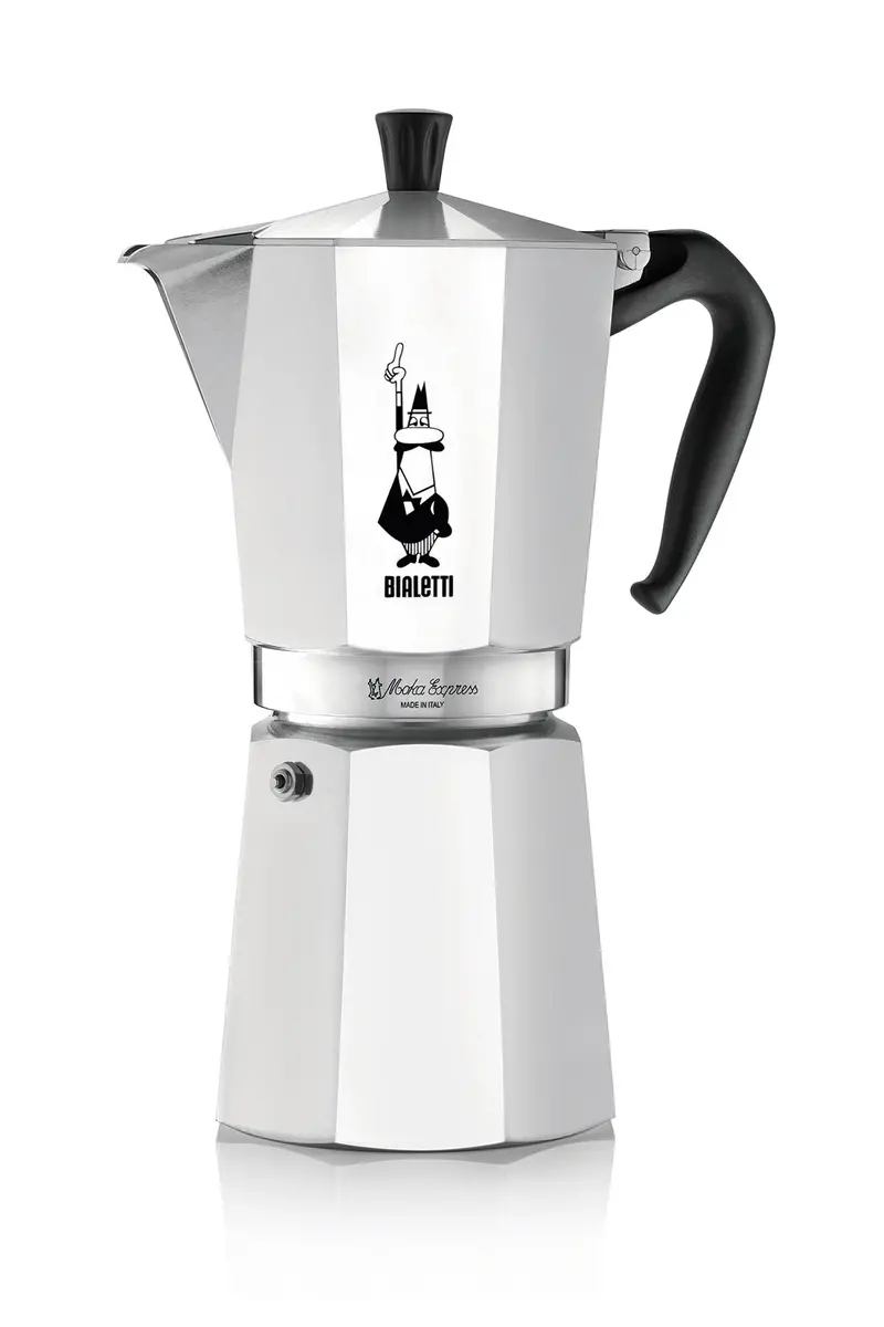 18-Cup Large-Capacity Aluminum Moka Express Espresso Maker 1