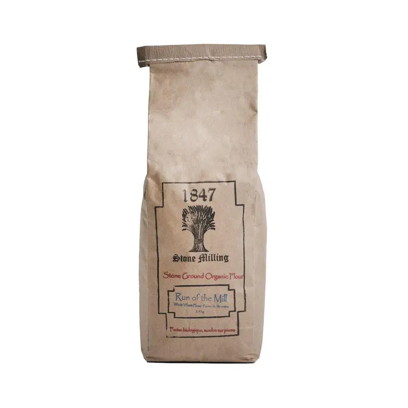 1847 Stone Milling Organic Whole Wheat Flour – Unbleached, Stone-Ground Run Of The Mill 1