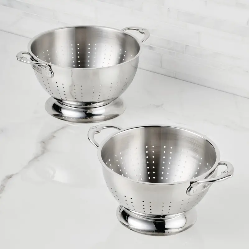 2-Piece Stainless Steel Colander Set 1