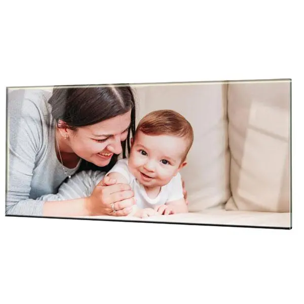 40×80 Cm Extended Glass Photo Print — 16×32 Inch Sophisticated Linear Art 1