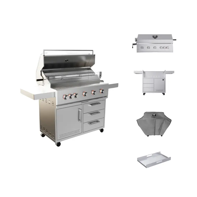 42-Inch Grizzly Series Grill Bundle 1