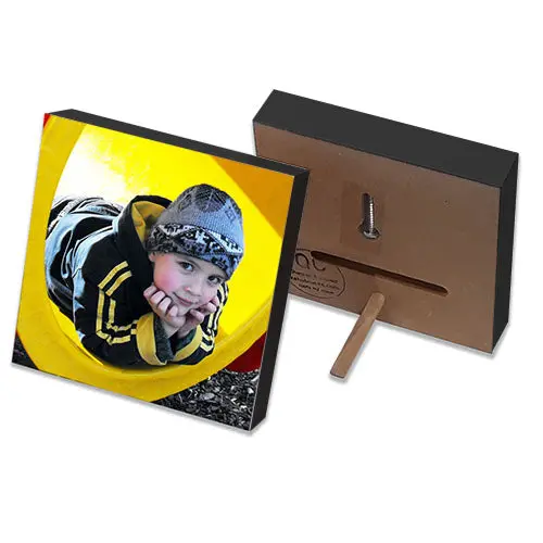 4×4 Inch Photo Block – 10×10 Cm Mini Display Stand 1