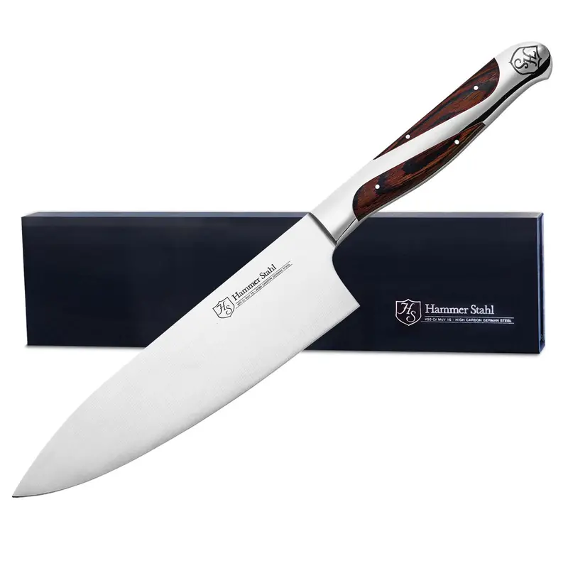 6-Inch Chef Knife – Hammer Stahl Balanced Stainless Steel Blade 1