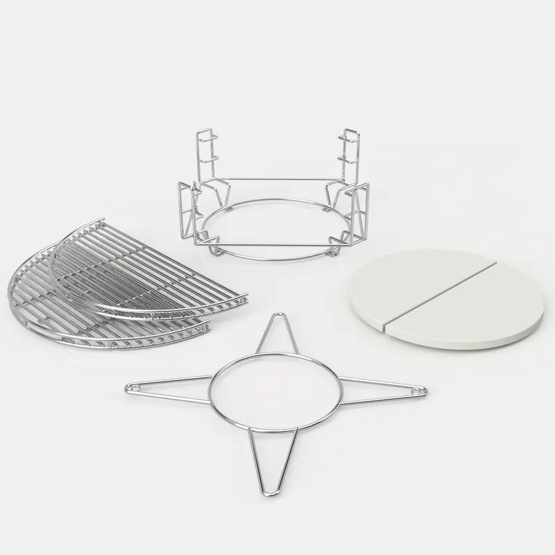 6-Piece High-Rise Cooking System Replacement For V2 Kamado 1