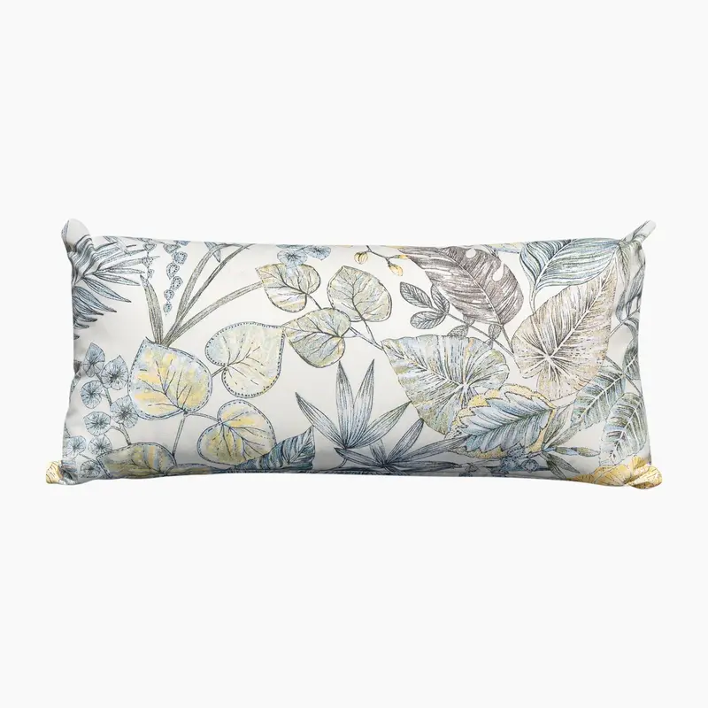 Acrisol Bouquet Neutral-Tone Bolster Scatter Cushion – 60 Cm × 30 Cm 1