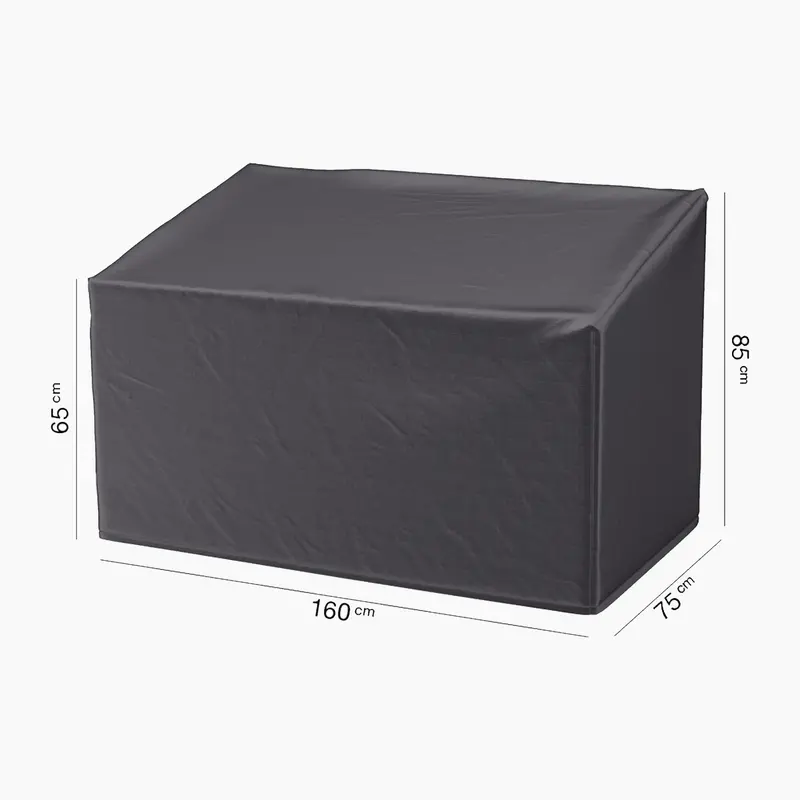 Aerocover Slim-Profile Garden Bench Cover – 160 × 75 × 65–85 Cm 1