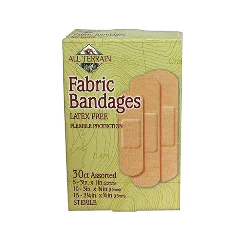 All Terrain Fabric Adhesive Bandages – Hypoallergenic, 30-Count 1