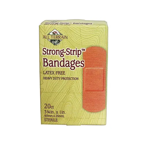 All Terrain Strong Adhesive Bandages – Flexible Fabric Strips (20 Count) 1