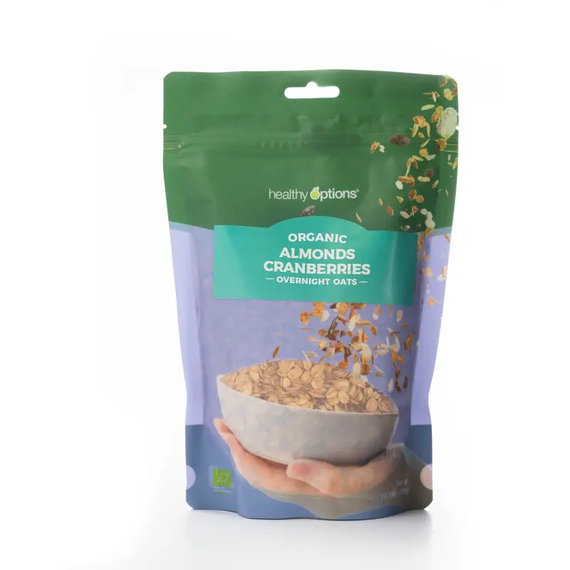 Almond & Cranberry Organic Overnight Oats – 300G 1
