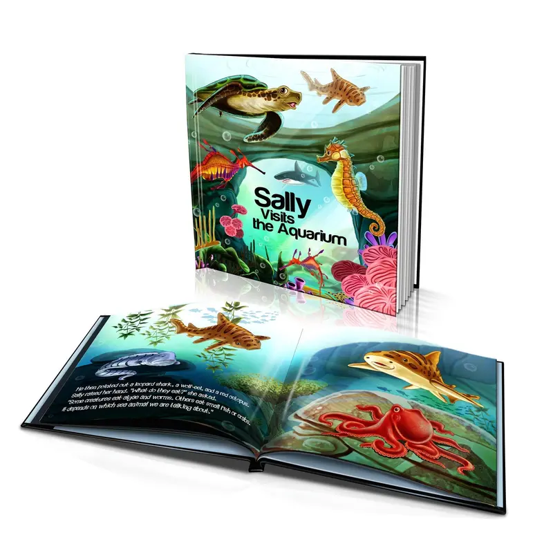 Aquarium Exploration Hardcover Storybook – Large Format Kids' Book 1
