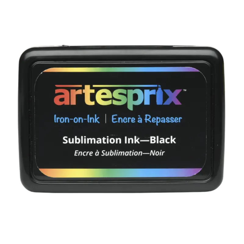 Artesprix Black Sublimation Ink Stamp Pad 1