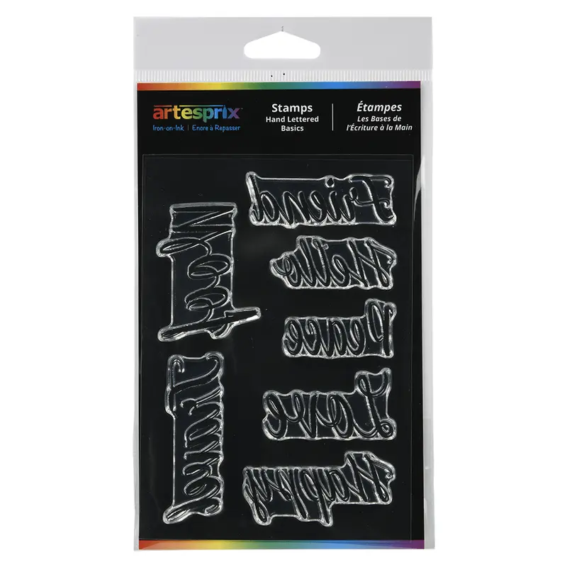 Artesprix Hand-Lettered Basics Sublimation Stamp Design (4" X 6") 1
