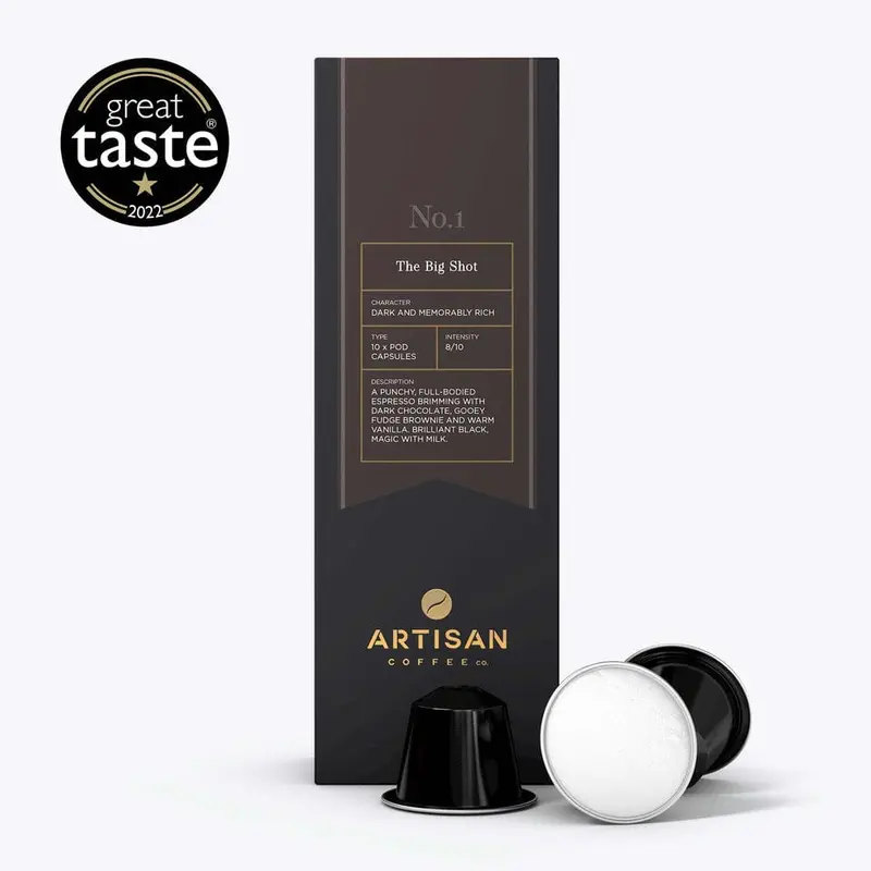 Artisan Coffee The Big Shot – Intense Nespresso®-Compatible Coffee Pods 1