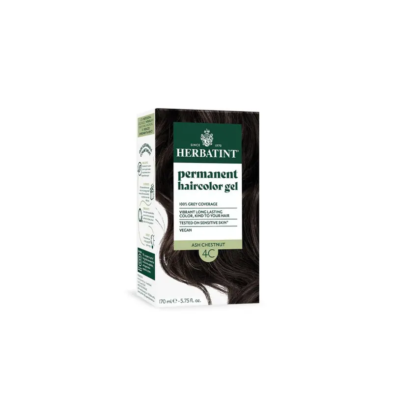 Ash Chestnut Permanent Hair Dye – Deep Cool Brown Finish, 170 Ml 1