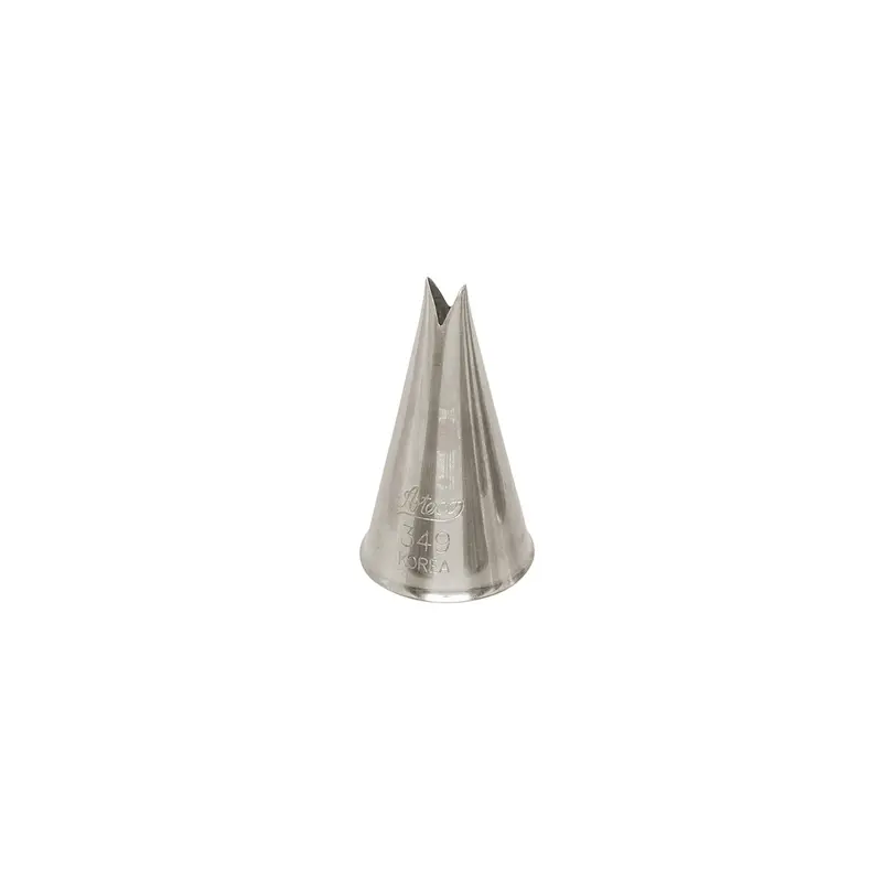 Ateco #349 Leaf Piping Tip – Stainless Steel, Classic Leaf-Shaped Decorating Tool 1