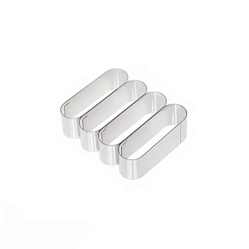Ateco 5-Inch Stainless Steel Oval Cookie Cutters – 4-Piece Set 1
