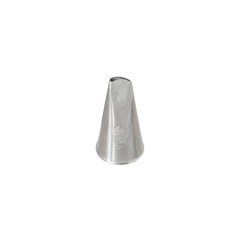 Ateco #59 Curved Petal Piping Tip – Professional-Grade Stainless Steel 1