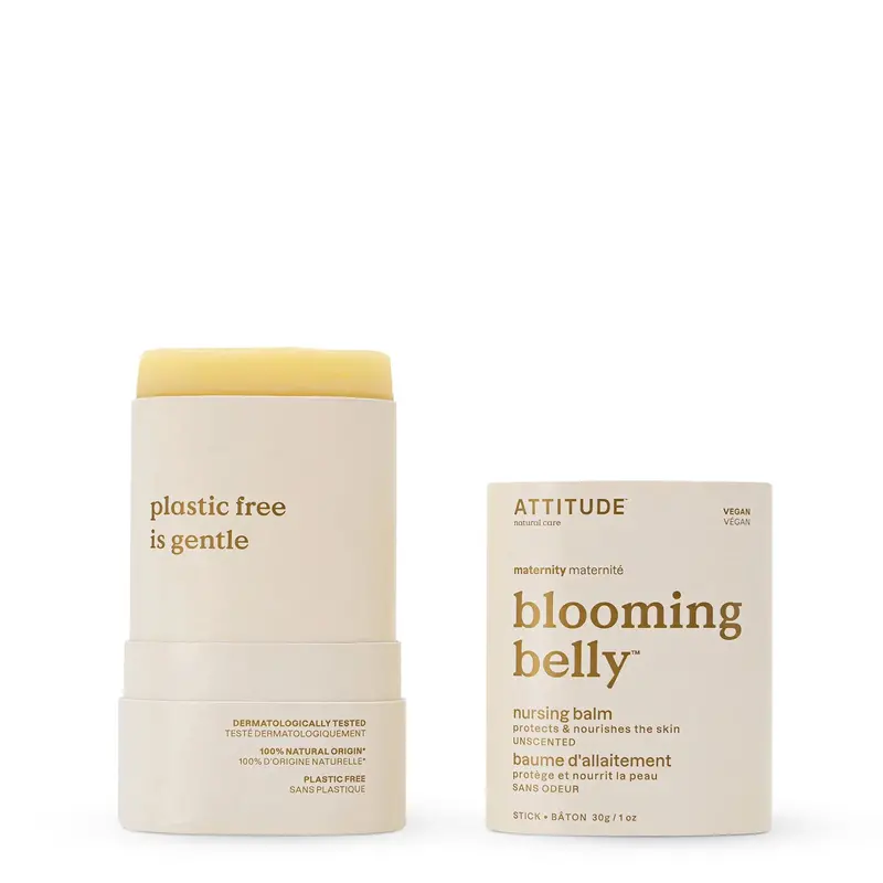Attitude Blooming Belly Unscented Nursing Balm Stick – 30G 1