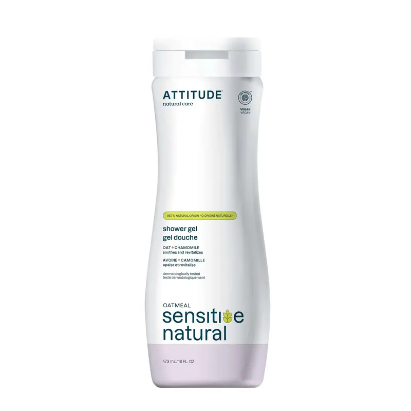 Attitude Sensitive Skin Shower Gel – Calming Chamomile Formula (473Ml) 1
