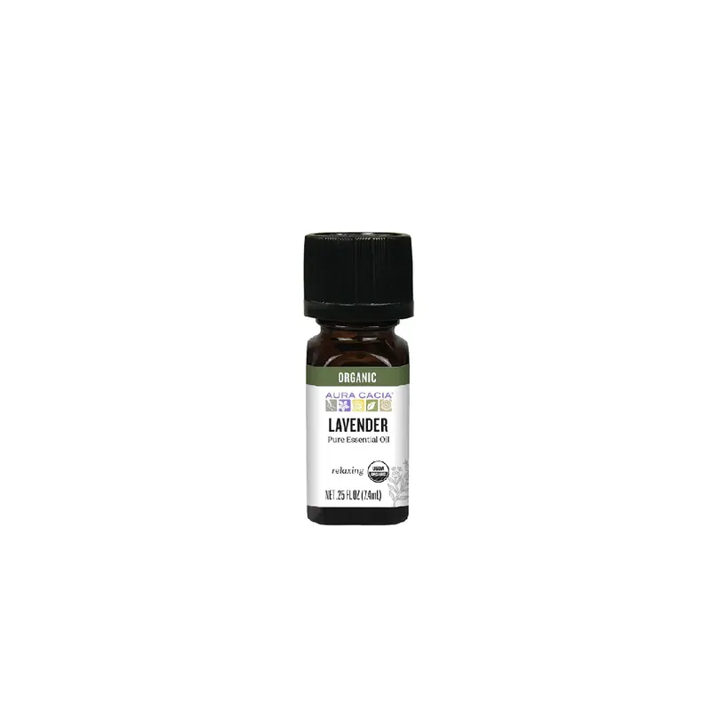 Aura Cacia Organic Lavender Essential Oil – 7.4Ml Calming & Soothing 1