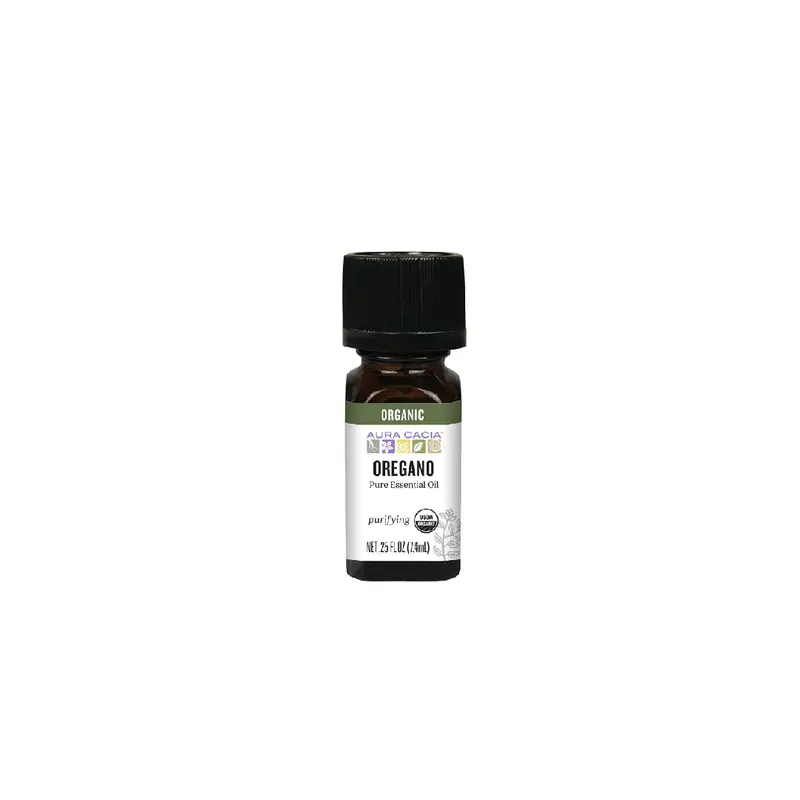 Aura Cacia Organic Oregano Essential Oil – 7.4Ml Antimicrobial Blend 1