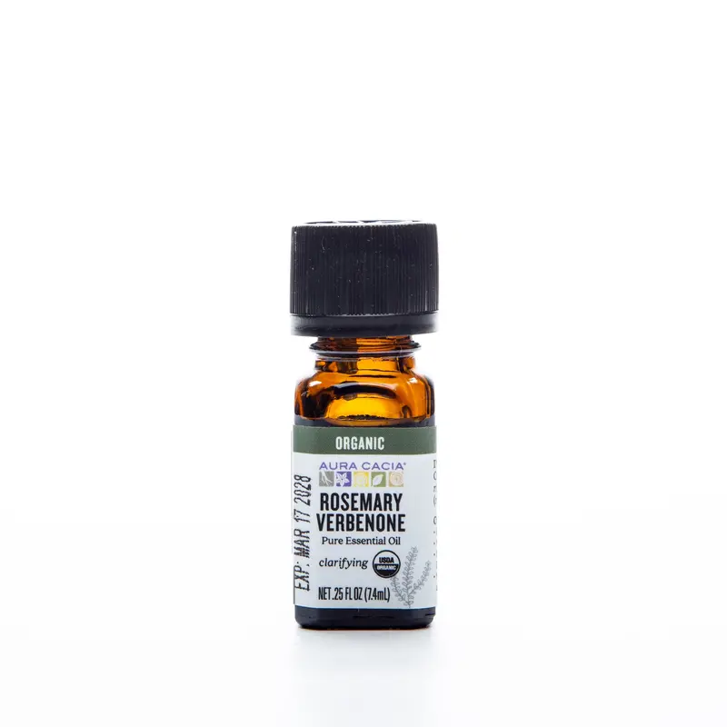 Aura Cacia Organic Rosemary Verbenone Essential Oil (7.4 Ml) 1