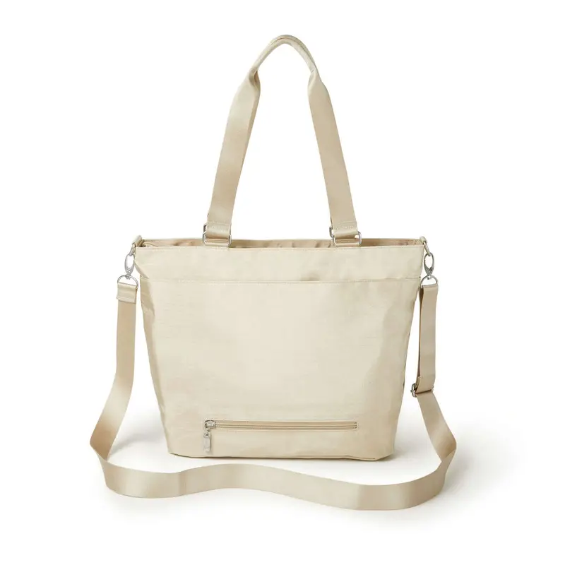 Baggallini Any Day Tote With Removable Wristlet – Champagne Metallic 2