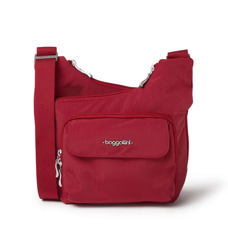 Baggallini Criss-Cross Crossbody Bag In Apple Green 1