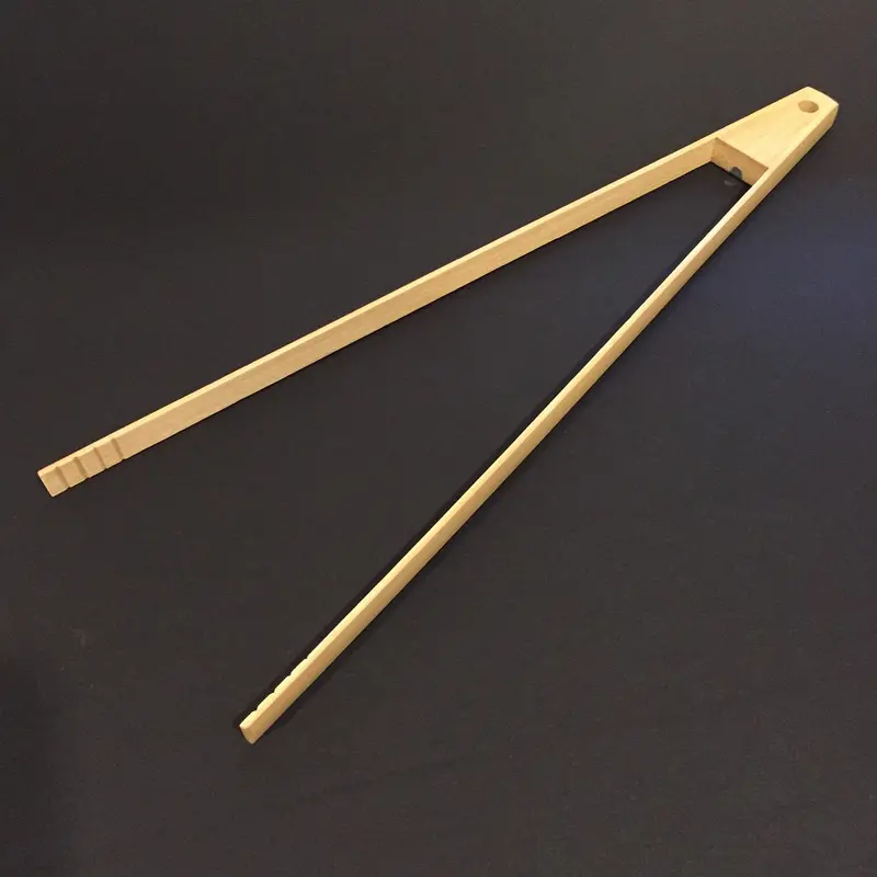 Bamboo Toast Tongs – Heat-Resistant Serving Utensil 1