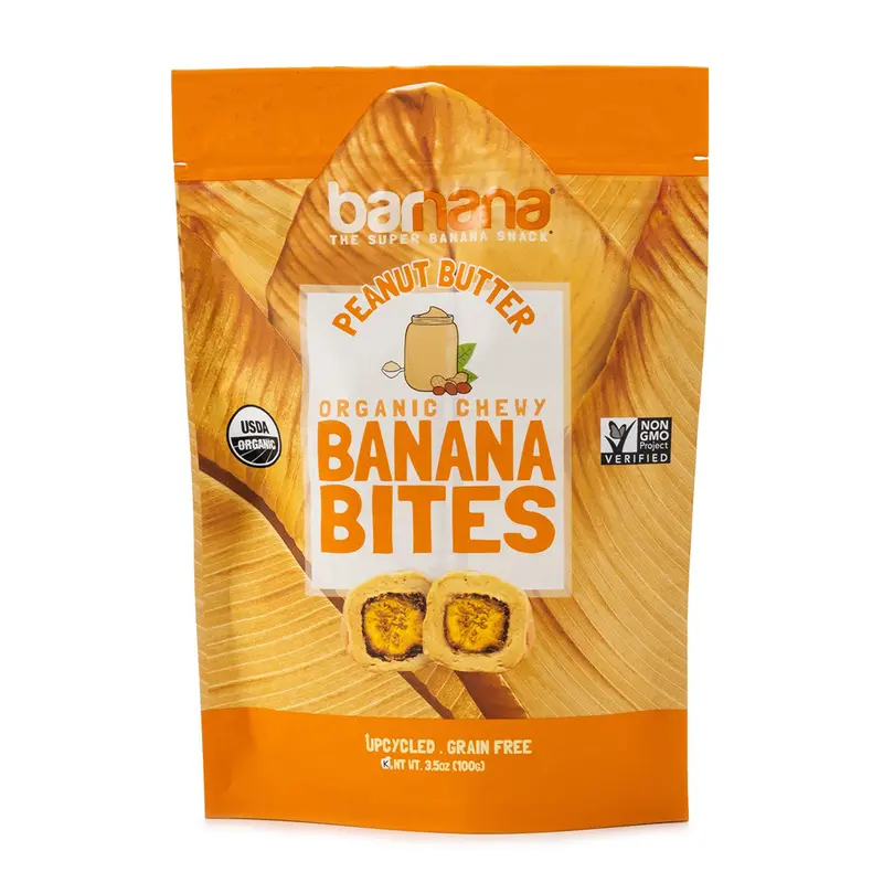 Barnana Organic Peanut Butter Banana Bites – Chewy Snack, 100 G 1