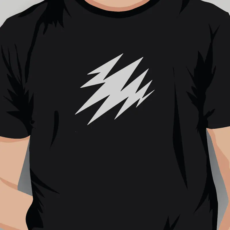 Basic Lightning Bolt Vector Icon (Simple & Bold) 1