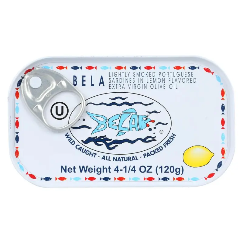 Bela Sardines In Lemon Sauce – Sustainable Seafood (120G) 1