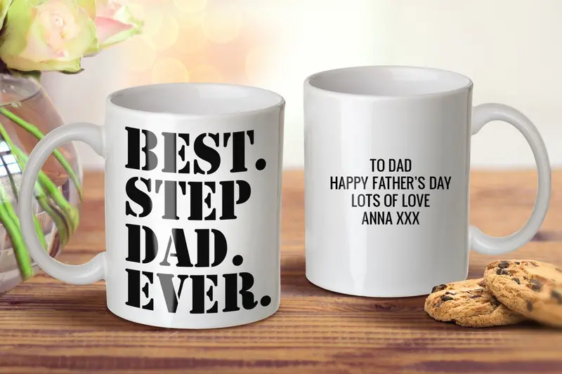 'Best Step Dad Ever' Ceramic Mug 1