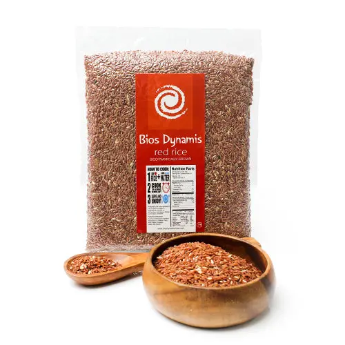 Bios Dynamis Organic Red Rice – 2 Kg Bag 1
