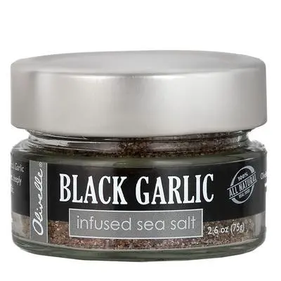 Black Garlic Infused Sea Salt – Umami-Rich Finishing Salt 1