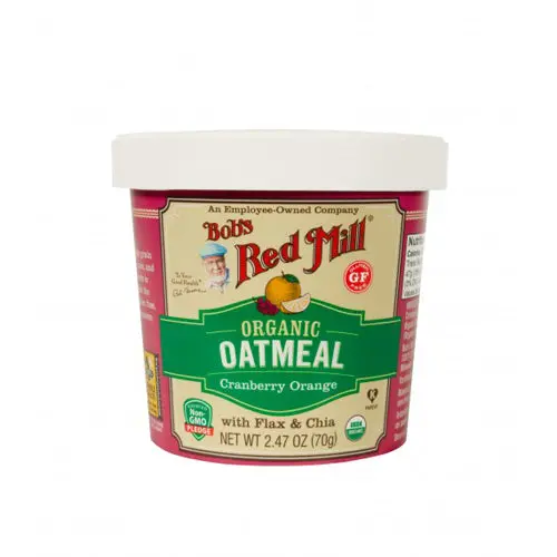 Bob'S Red Mill Organic Cranberry-Orange Oatmeal Cup – 70G 1