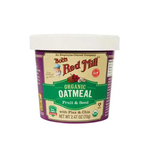 Bob'S Red Mill Organic Oatmeal Cup – Fruit & Seed With Flax & Chia, 70G 1