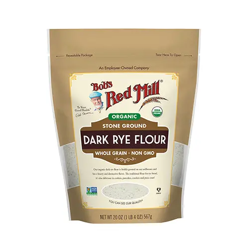 Bob’S Red Mill Organic Stone-Ground Dark Rye Flour – 567G 1