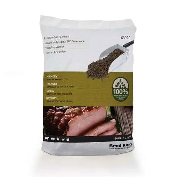 Broil King Hickory Wood Pellets – All-Natural Smoking Fuel 1