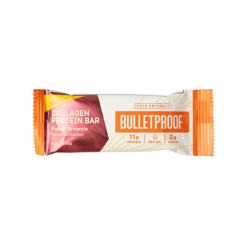 Bulletproof Collagen Protein Bar: Fudge Brownie, 40G 1