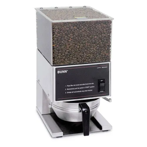 Bunn Lpg-S Low-Profile Commercial Coffee Grinder With Stainless Trim 1