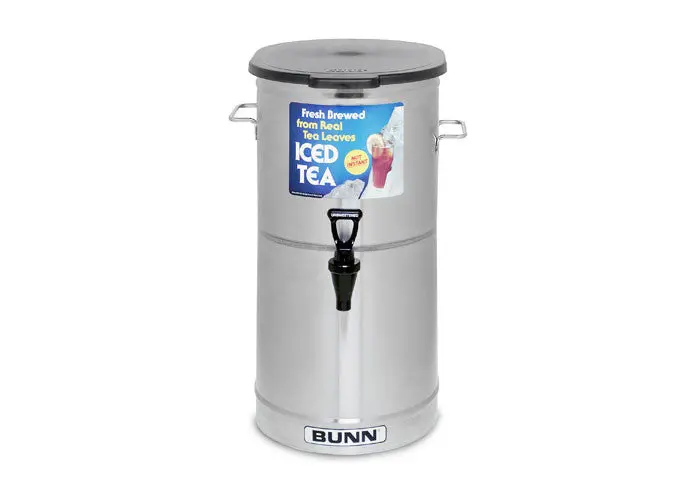 Bunn Tdo-4 4-Gallon Cylinder Iced Tea/Coffee Dispenser With Solid Lid (No Brew-Through) 1