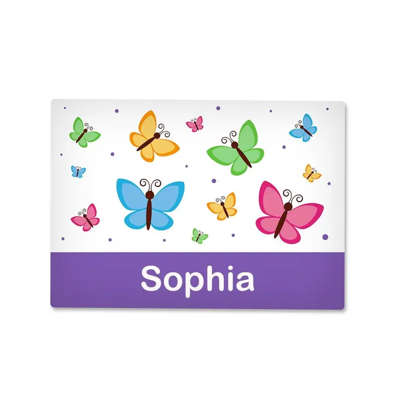 Butterfly-Illustrated Washable Placemats 1