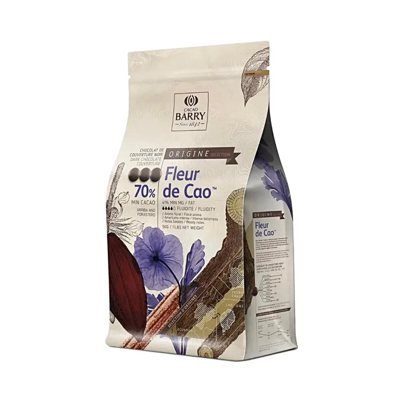 Cacao Barry Fleur De Cao 70% Dark Chocolate Couverture – Rare Origin Single-Estate 2