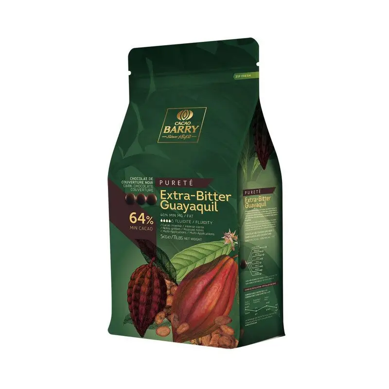 Cacao Barry Guayaquil 64% Extra-Bitter Dark Chocolate Couverture 2