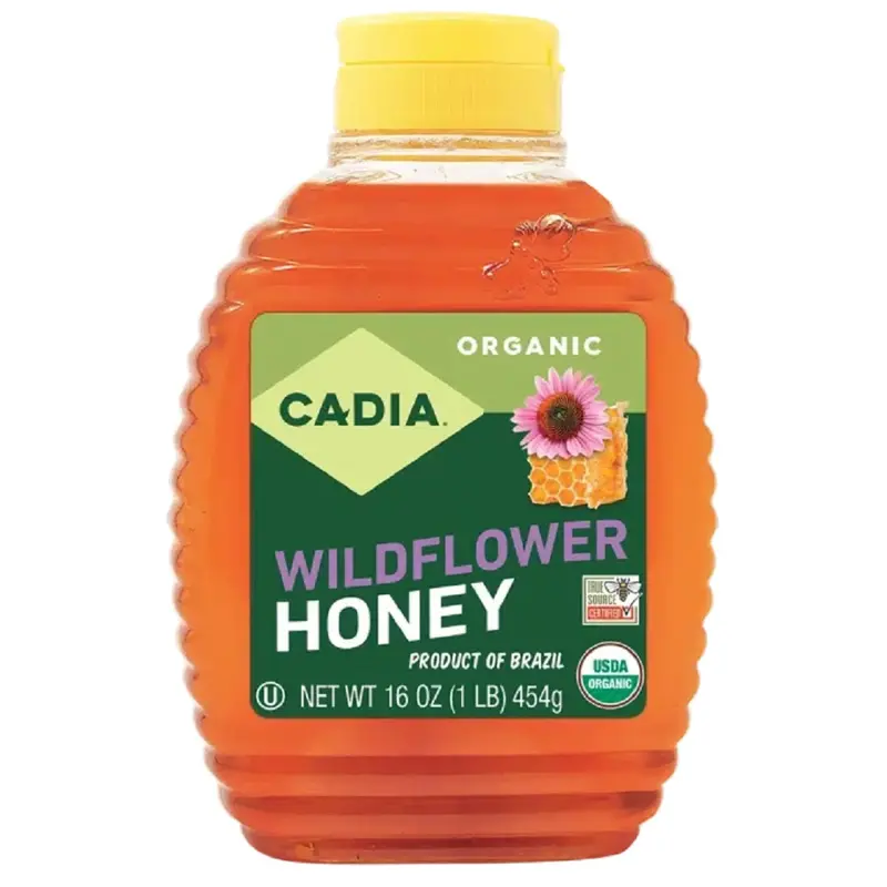 Cadia Organic Raw Wildflower Honey – 454G Jar 1