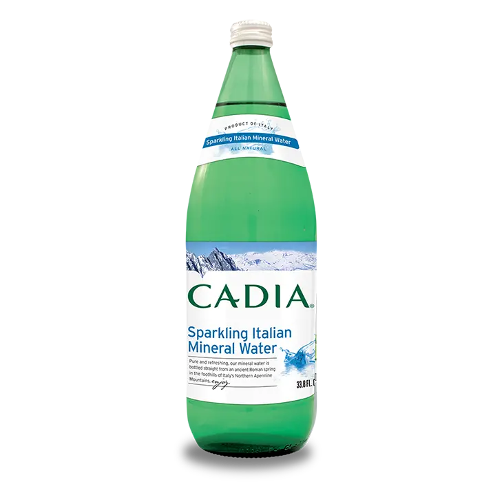 Cadia Sparkling Italian Mineral Water – 1L Bottle 1