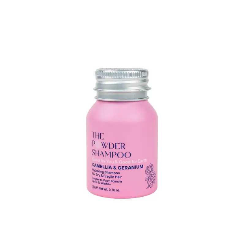 Camellia & Geranium Hydrating Powder Shampoo For Dry Hair – 20G 1